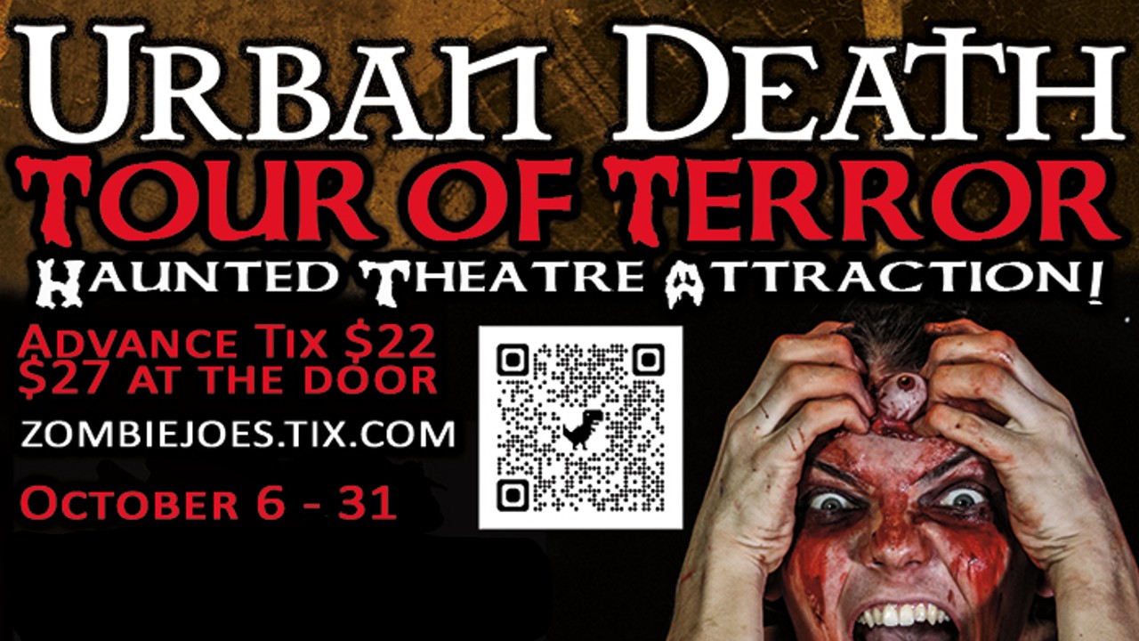 Zombie Joe's Urban Death Show flyer