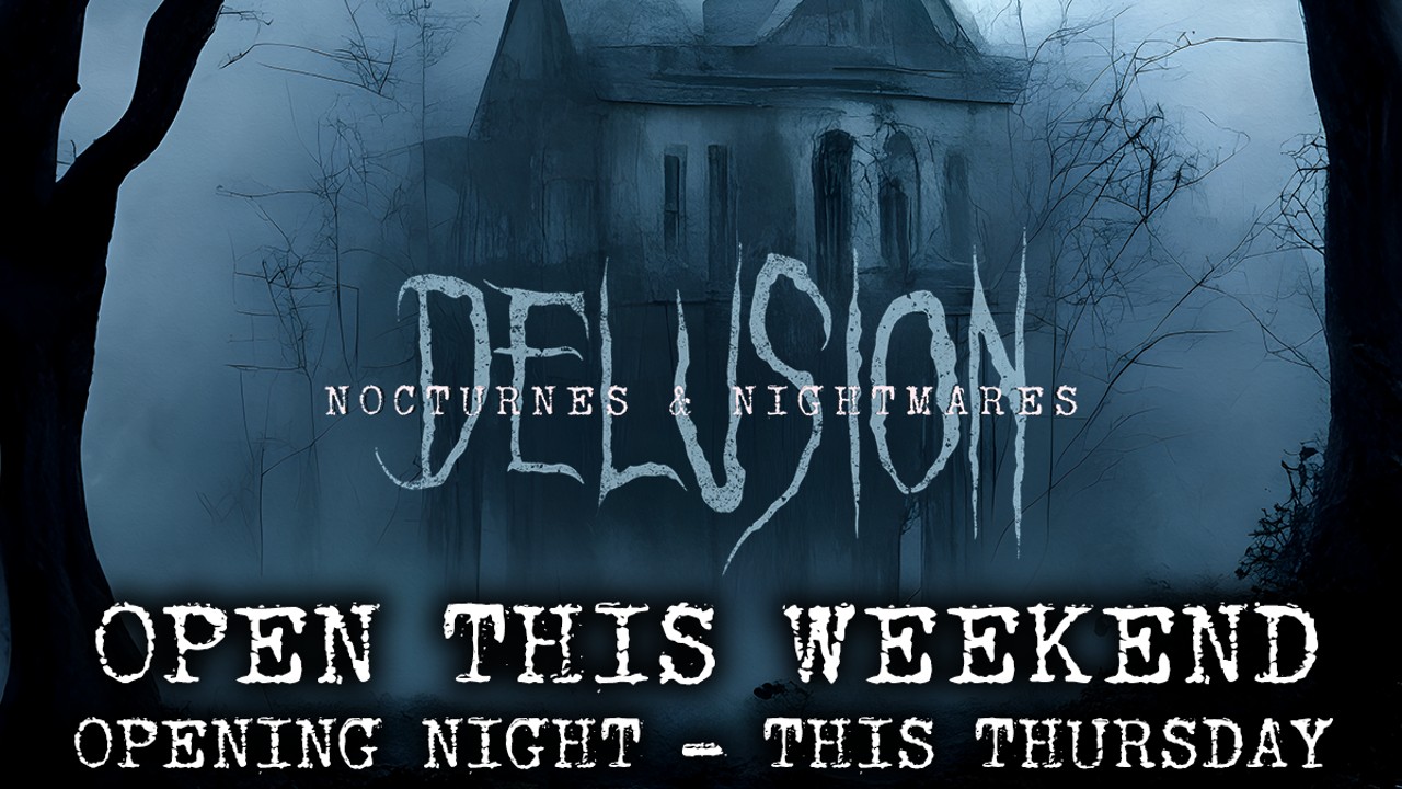 Delusion 2023 show flyer