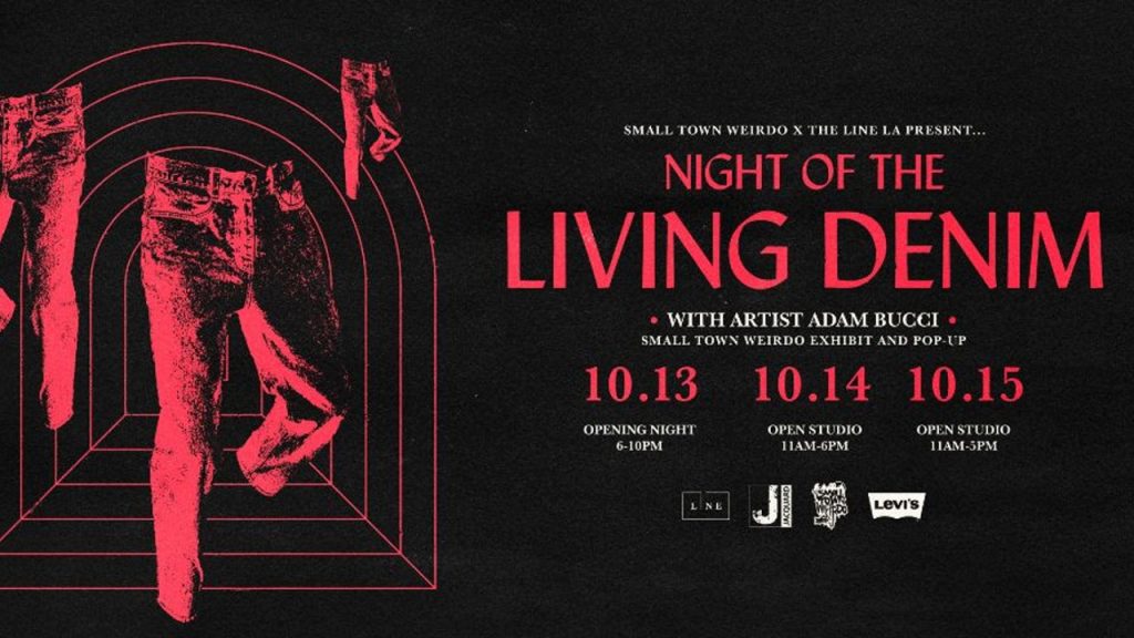 Night of the Living Denim event flyer