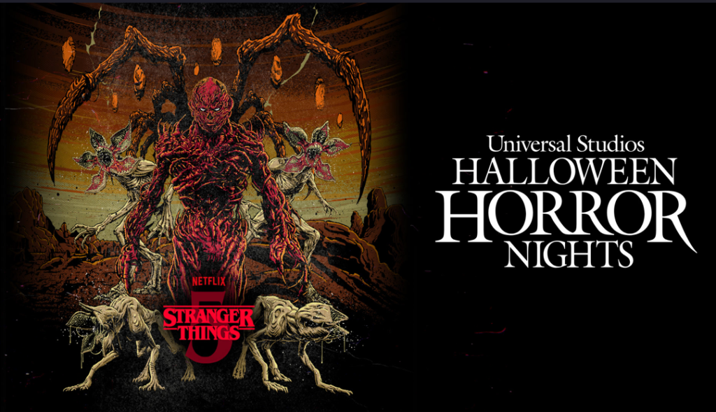 Halloween Horror Nights 2026 Stranger Things 5 Haunted House Art