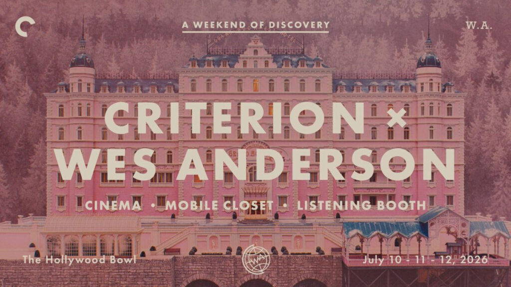 Critereon x Wes Anderson Weekend of Discovery July 10-12 Flyer
