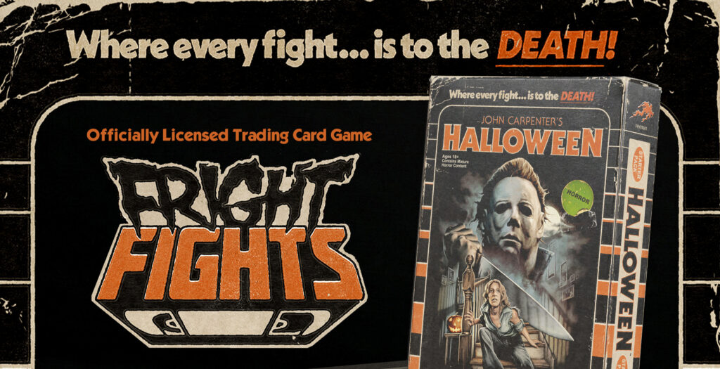 Fright Fights Logo and tagline: Where Every Fight... is to the Death!